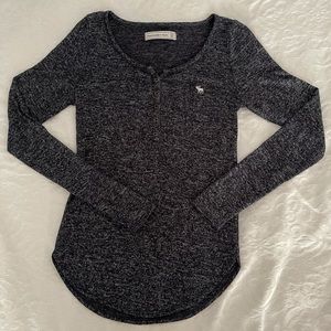 Abercrombie and Fitch Dark Blue Long Sleeve